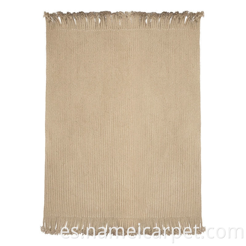 Living Room Jute Hemp Braided Woven Carpet Area Rugs 208